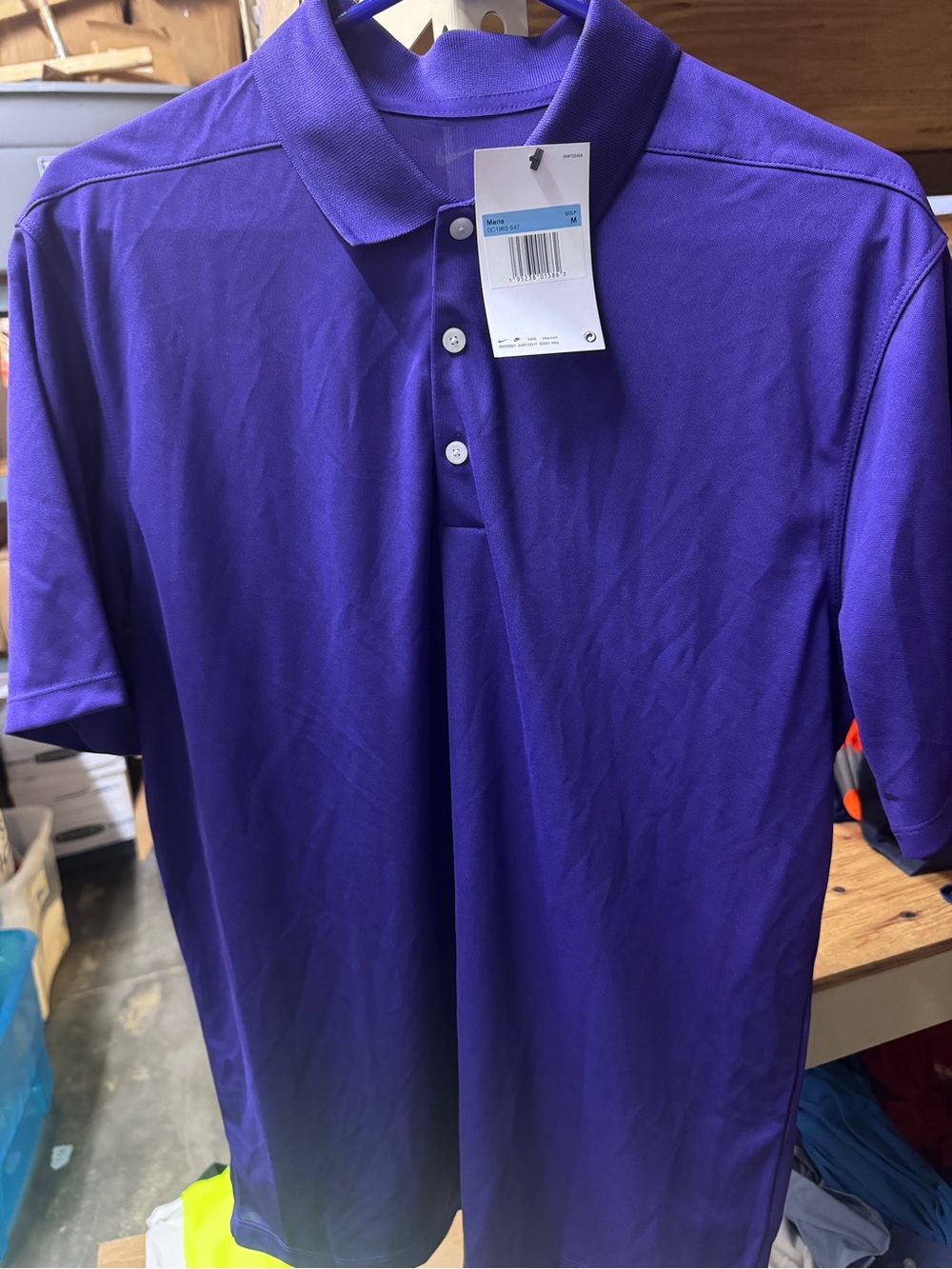 Men's Nike Purple Polo Shirt -Golf Performance NWT